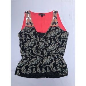 Elizabeth and James Sequin Top